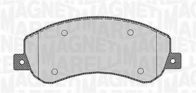 MAGNETI MARELLI 363916060645 -  Комплект тормозных колодок, дисковый тормоз